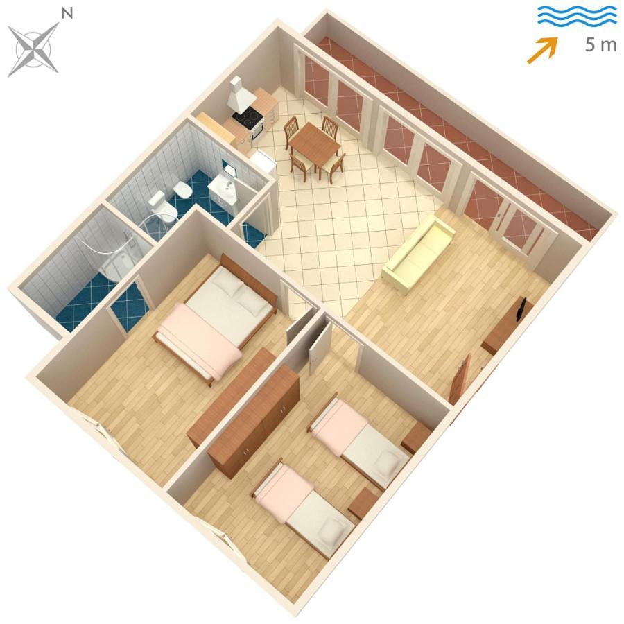 Apartments By The Sea Tkon, Pasman - 686 ภายนอก รูปภาพ